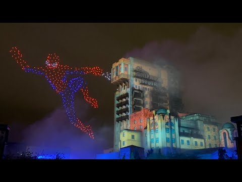 Avengers: Power The Night - FULL Marvel Drone Show | Walt Disney Studios Park Paris