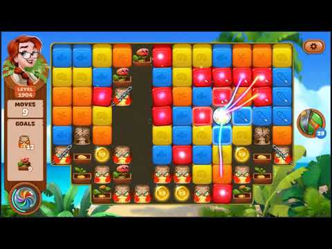 Lost Island Blast Adventure Level 1904 - NO BOOSTERS 🏝️ | SKILLGAMING ✔️