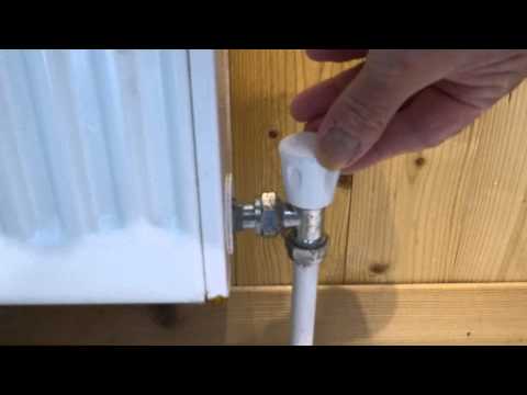 How to turn different radiator valves off
