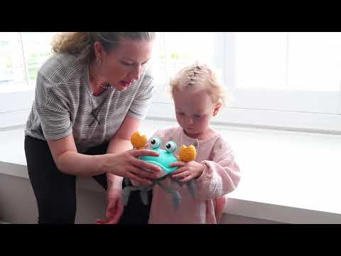 Goapa Interaktyvus vaikštantis pakraunamas krabas su muzika video