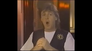 Paul McCartney wishes you a happy birthday and then disappears