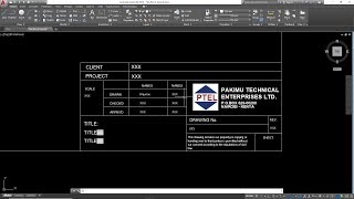 How to Create Title Block Using Edit attributes in AutoCAD