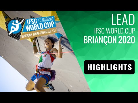 IFSC World Cup Briançon 2020 || Lead semi-finals highlights