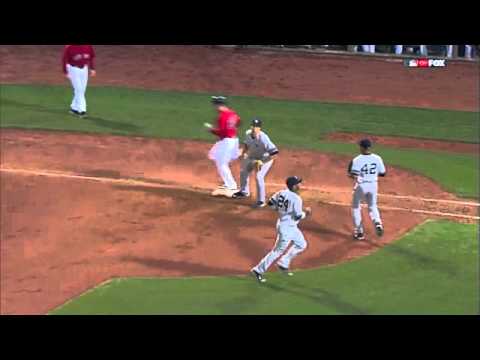 2010/10/02 Cano's barehanded play