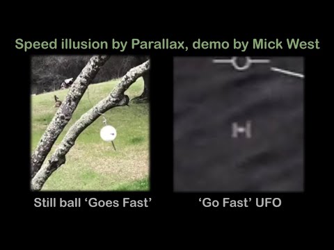 Go Fast UFO - Parallax on a balloon