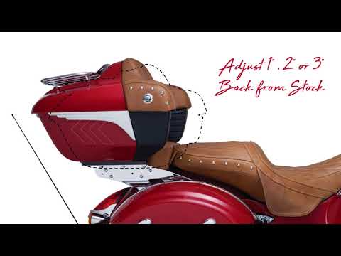 Fixed Trunk Relocator for Indian Roadmaster by Kuryakyn