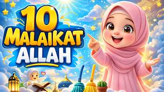 Download lagu 10 Malaikat Allah | Lagu Anak Islami Indonesia Ceria & Mudah Diingat | Nursery Rhyms Islami mp3