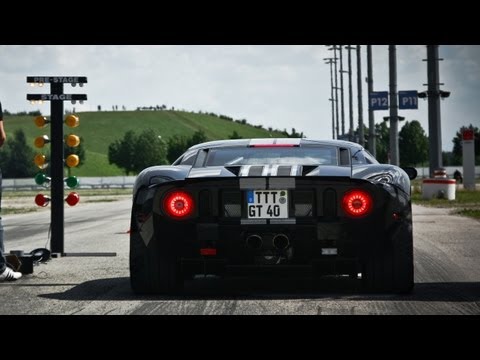 GEIGER Ford GT Hard Accelerating in Knokke!