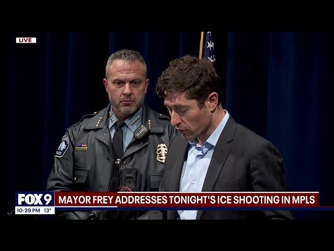 Minneapolis mayor, police chief speak on ICE shooting [RAW]
