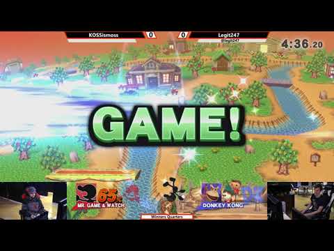 Smash 4 Singles Weekly #7 | WQ | KOSSismoss VS Legit247