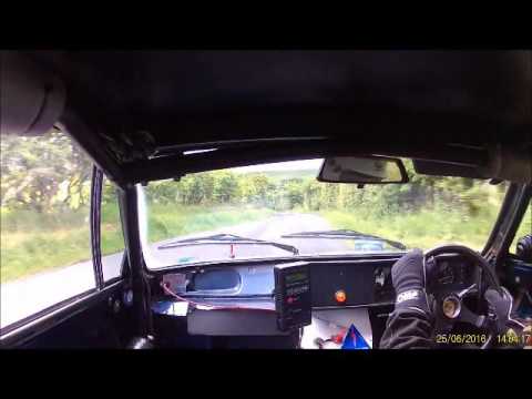 Cairncastle Hillclimb 2016. Onboard my Fiat X1/9