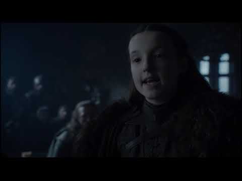 Lady Mormont Confronts Jon Snow (1080 HD)