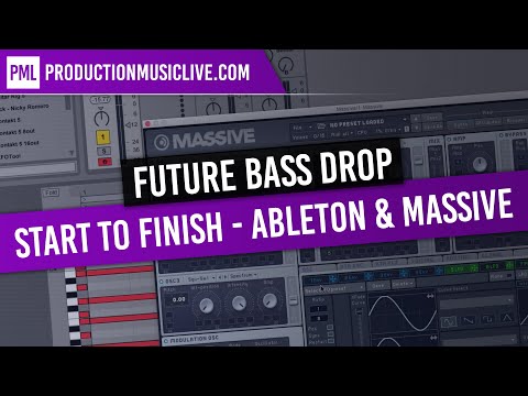 Future Bass Drop From Start To Finish - Ableton Live, Massive, Beginners (San Holo, Louis The Child)