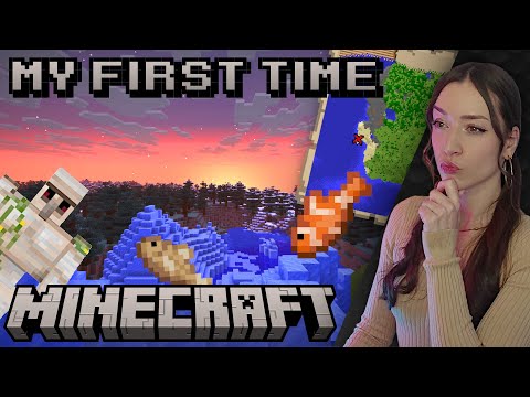 1st Ever Playthrough · New Advancements & My First Treasure! · MINECRAFT [17]