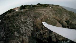 preview picture of video 'video on board couché du soleil St Gildas Rhuys gopro HD Easy glider'