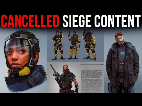 SAS Operator Damp, Sam Fisher in NIGHTHAVEN, Armenian Ops! Cancelled Rainbow Six Siege content