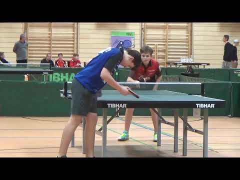 Finale Zoom 3  Danzer 201 Hilpoltstein vs Kraus Kolbermoor Bayer Jugend M 2018 1209 Ansbach Table Te