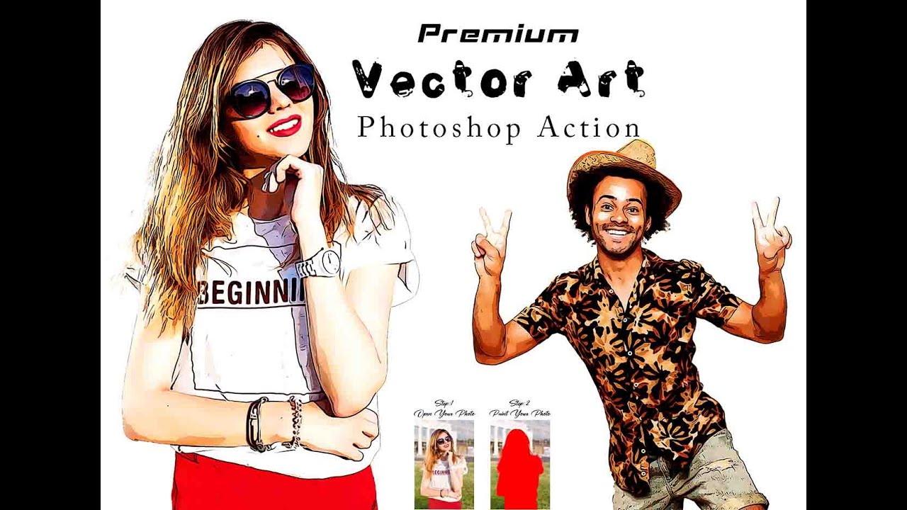 Premium Vector Art Photoshop Action
