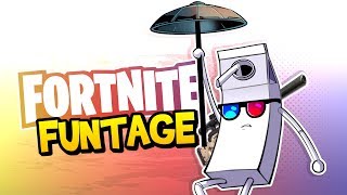 Fortnite Battle Royale FUNTAGE! - MLG Trickshot, The BEST Skybridge &amp; More!