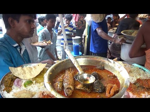 Incredible India | Lunch Starting @ 25 rs Only | Rice with Veg | Rice with Fish | Rice with Chicken
