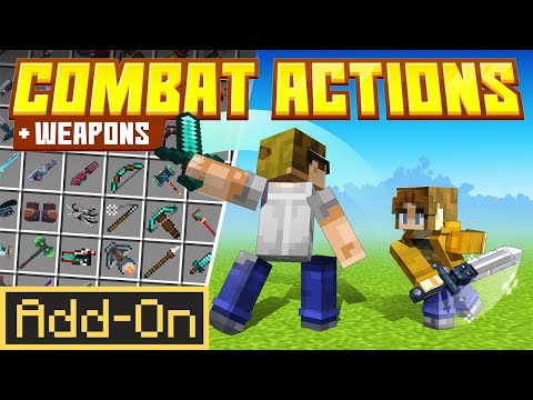 COMBAT ACTIONS + WEAPONS ADDON: Adds RPG-Style Moves & 100 Epic Weapons