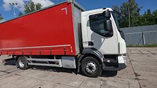 Camion b&acirc;ch&eacute; Volvo FL 240, 16 TUN, EURO 6, 16 PALET, TŘ&Iacute;STRANN&Aacute; SHRNOVAC&Iacute; PLACHTA | Image 4 - Autoline