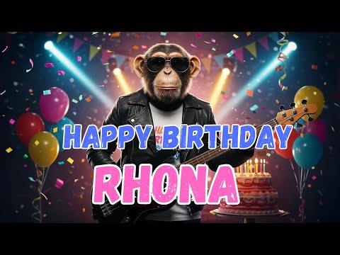RHONA Happy Birthday Song - Happy Birthday to Rhona