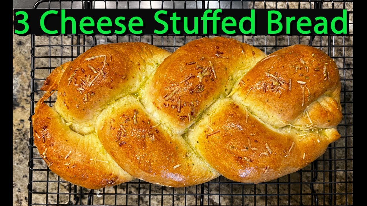 3 Cheese Stuffed Bread