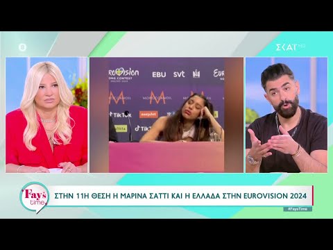 Το σχόλιο του Σαρμπέλ για την συνολική παρουσία της Μαρίνας Σάττι στην Eurovision  | Fay's Time