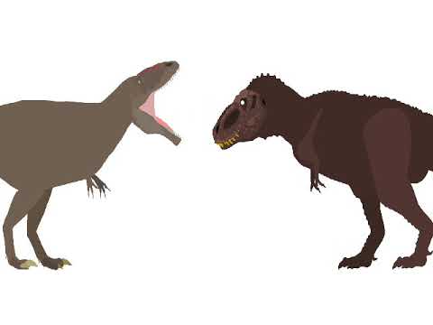 Dinosaur Battle - Tyrannosaurus vs Carcharodontosaurus
