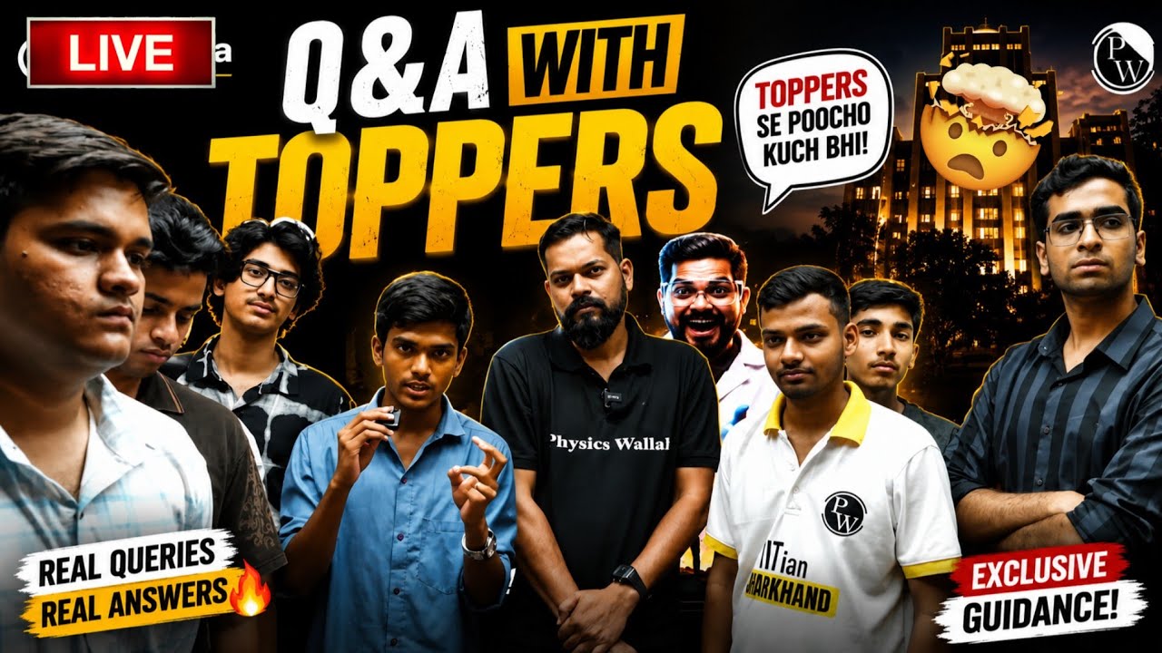 QNA With Toppers|  Toppers Interaction In live Class| Pankaj Sir Live Class | Class Hijacked 😍