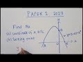 Parabola Coordinates And Turning Point Y And X Intercept