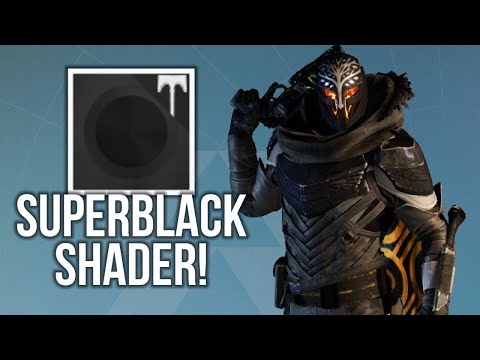 The Best All Black Shader In Destiny!