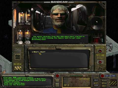 Fallout 1: *How to get 100 extra days to find the water chip*