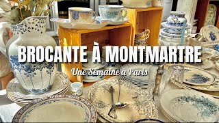 【パリ蚤の市】モンマルトルで出会った運命のアンティーク|パリで絶品のアイスクリーム| 購入品紹介 | パリvlog | Montmartre Flea Market 