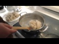 Dumplings out of boiling water