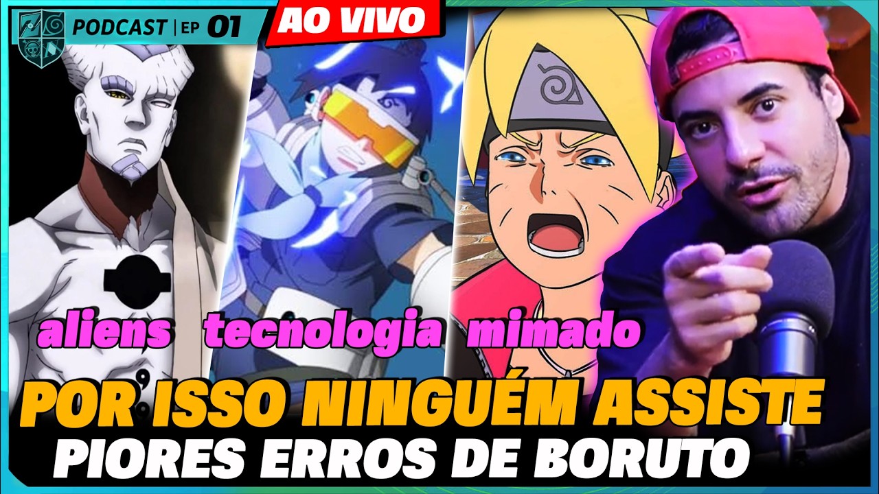 OS ERROS QUE ESTRAGARAM BORUTO! - FRED ANIMES PODCAST