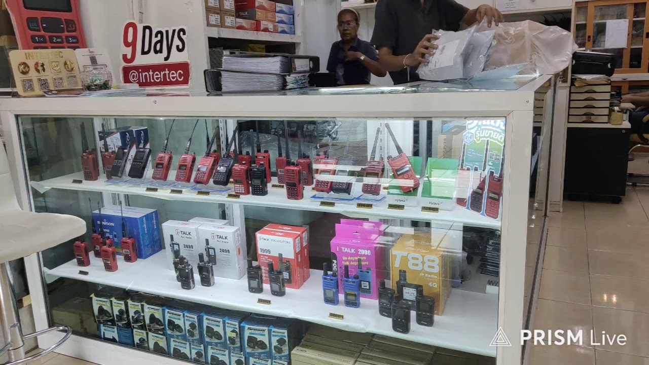 การถ่ายทอดสดของ intertecร้านวิทยุสื่อสาร 360 องศาll รีวิวชัดเจนเสมือนจริง