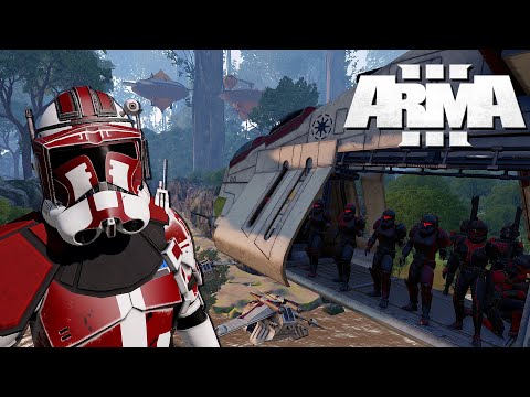 INSANE Battle of KASHYYYK - STAR WARS Arma 3 Zeus