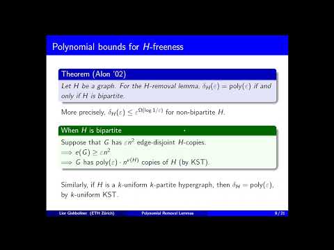 22.11.28, Lior Gishboliner, Polynomial removal lemmas