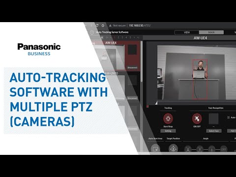 Using Panasonic Auto-Tracking Software