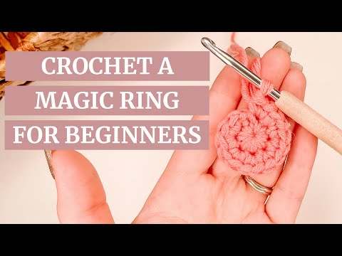 How to make a PERFECT MAGIC RING l SLOW step-by-step l Crochet for Beginners