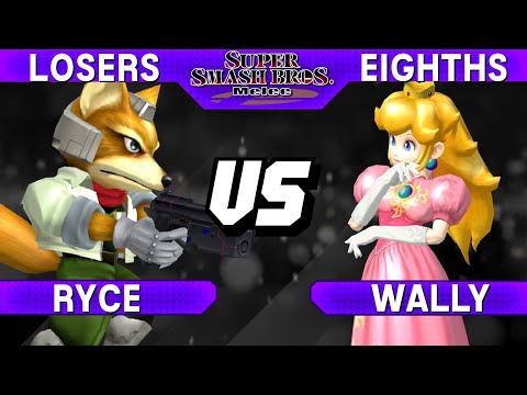 Smash Melee - Ryce (Fox) vs Wally (Peach) - S@LT 193 Losers Eighths