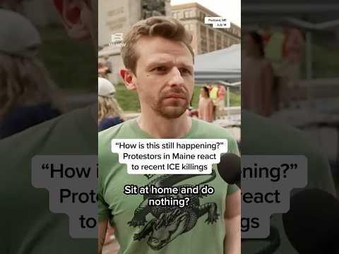 'How is this still happening?' Protestors in Maine react to recent ICE killings