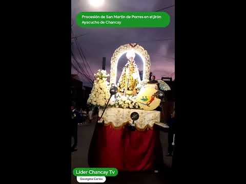 #EnVivo Procesión de San Martin de Porres de Chancay