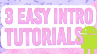 3 Easy Intro Tutorials on Android/ios ( Free + No Watermark )