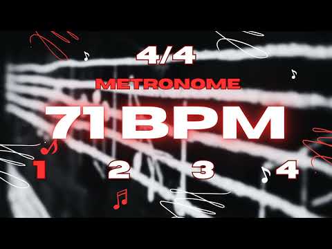 71 BPM - 4/4 Metronome