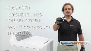 How To: Whirlpool / KitchenAid / Maytag Lid Switch Strike WPW10240513