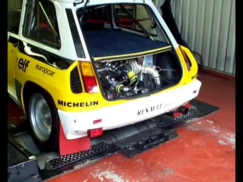 Renault 5 Turbo 2 EFI Rolling road
