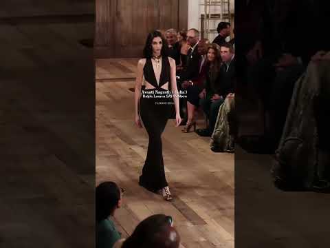 Avanti nagrath  Indian top model ralph Lauren ss 24 show#runway #model #fashion